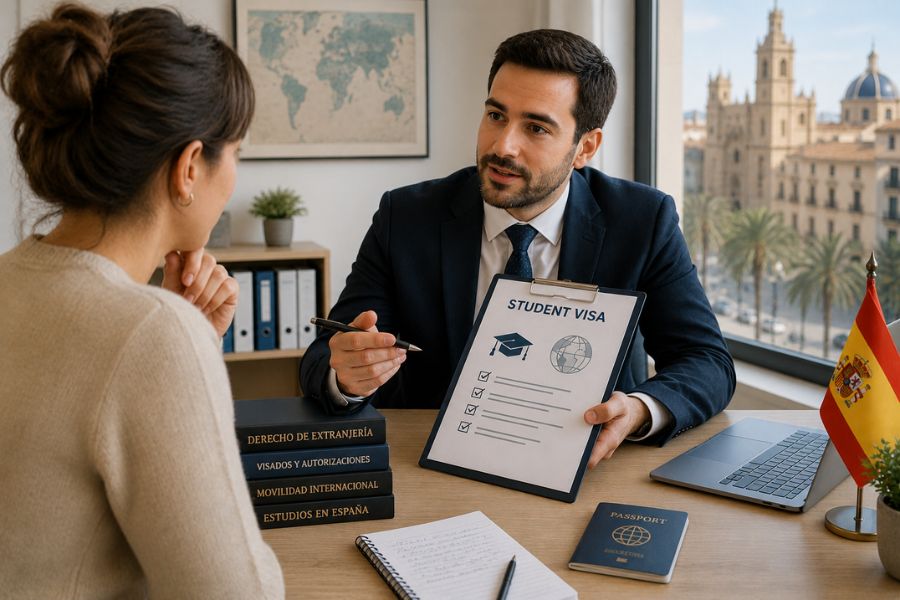 Legal advice on foreign affairs study visa Valencia