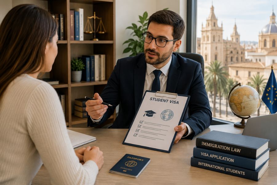 Legal advice on foreign affairs study visa in Valencia